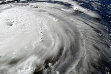 Hurricane as seen from NASA satellites