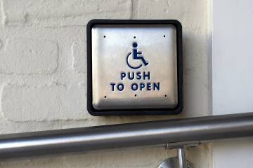 Automated handicap door opener