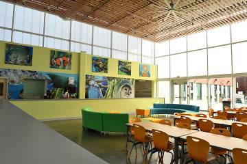 Interior of school