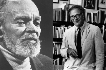 Chester Himes is featured left, Robert Lowell is shown right