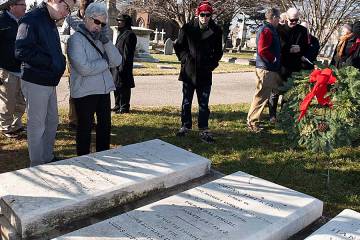 Johns Hopkins' tombstone