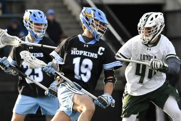 Hopkins vs. Loyola men's lacrosse