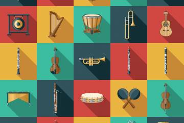 Illustration of different types of instruments