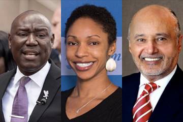 Ben Crump, Shani Buggs, and Billy Murphy