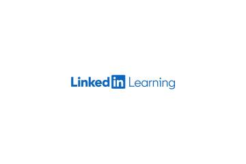 LinkedIn Learning logo that shows the words in blue on a white background.