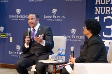 Marc Morial and Phyllis Sharps