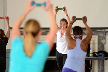 A Muscle-Toning and Conditioning class at Homewood