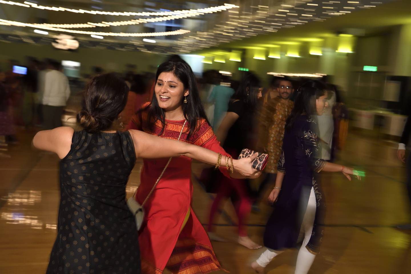 Student dancers celebrate Diwali