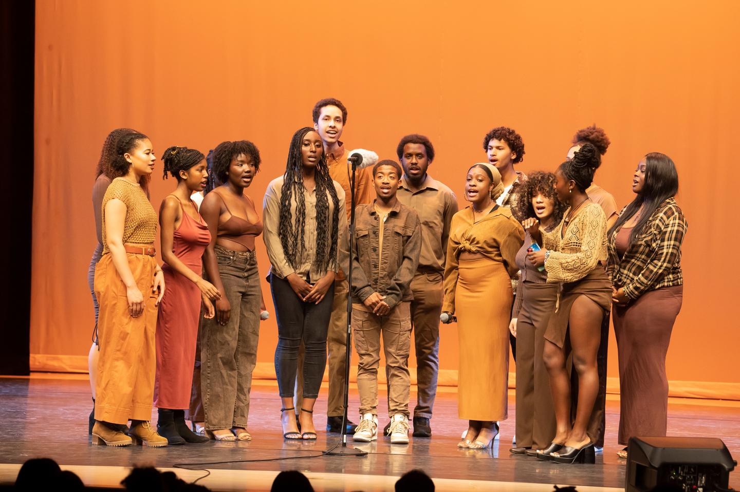 Mariano Thomas, center, performs with the Melanotes at the Culture Show in April