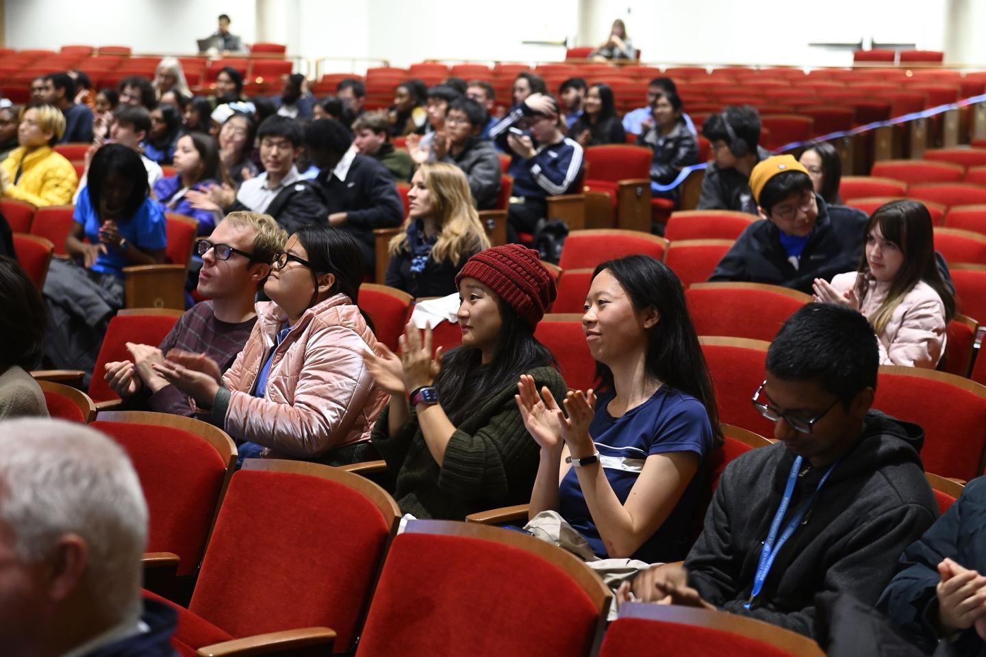 The audience during a recent about whether the United States still needs race-based affirmative action.