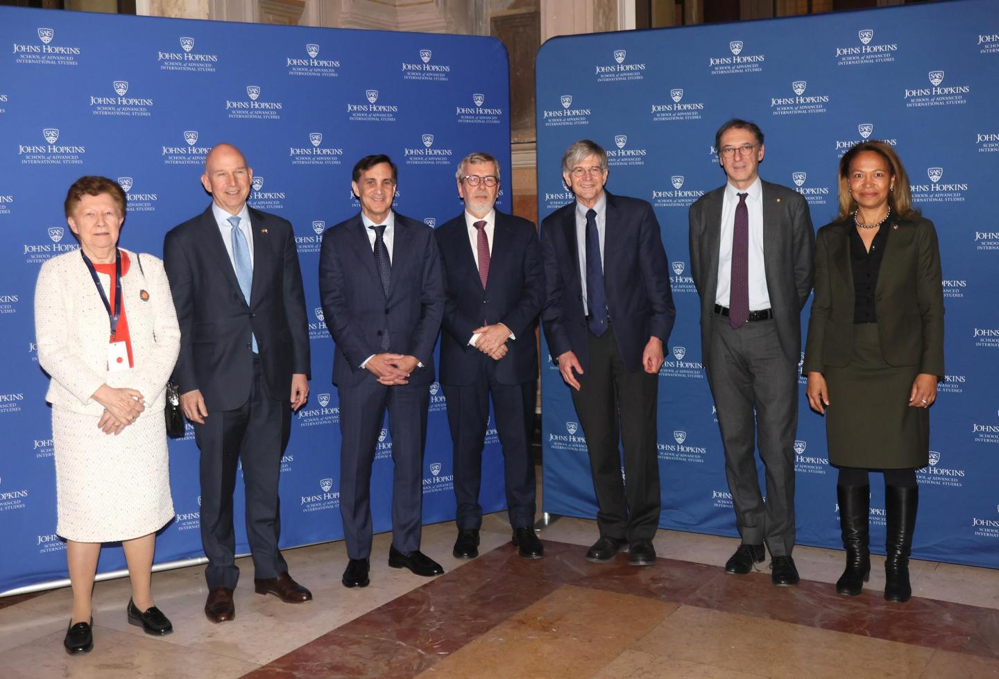 Group of speakers at the SAIS Europe rector installation ceremony