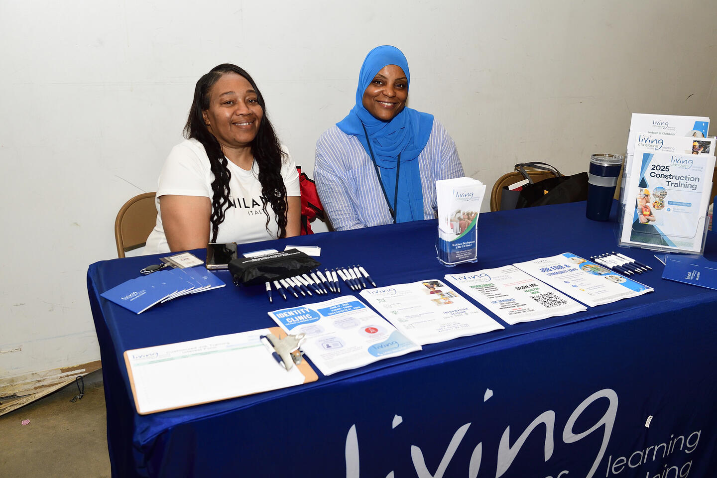 Vendors at the HopkinsLocal job fair