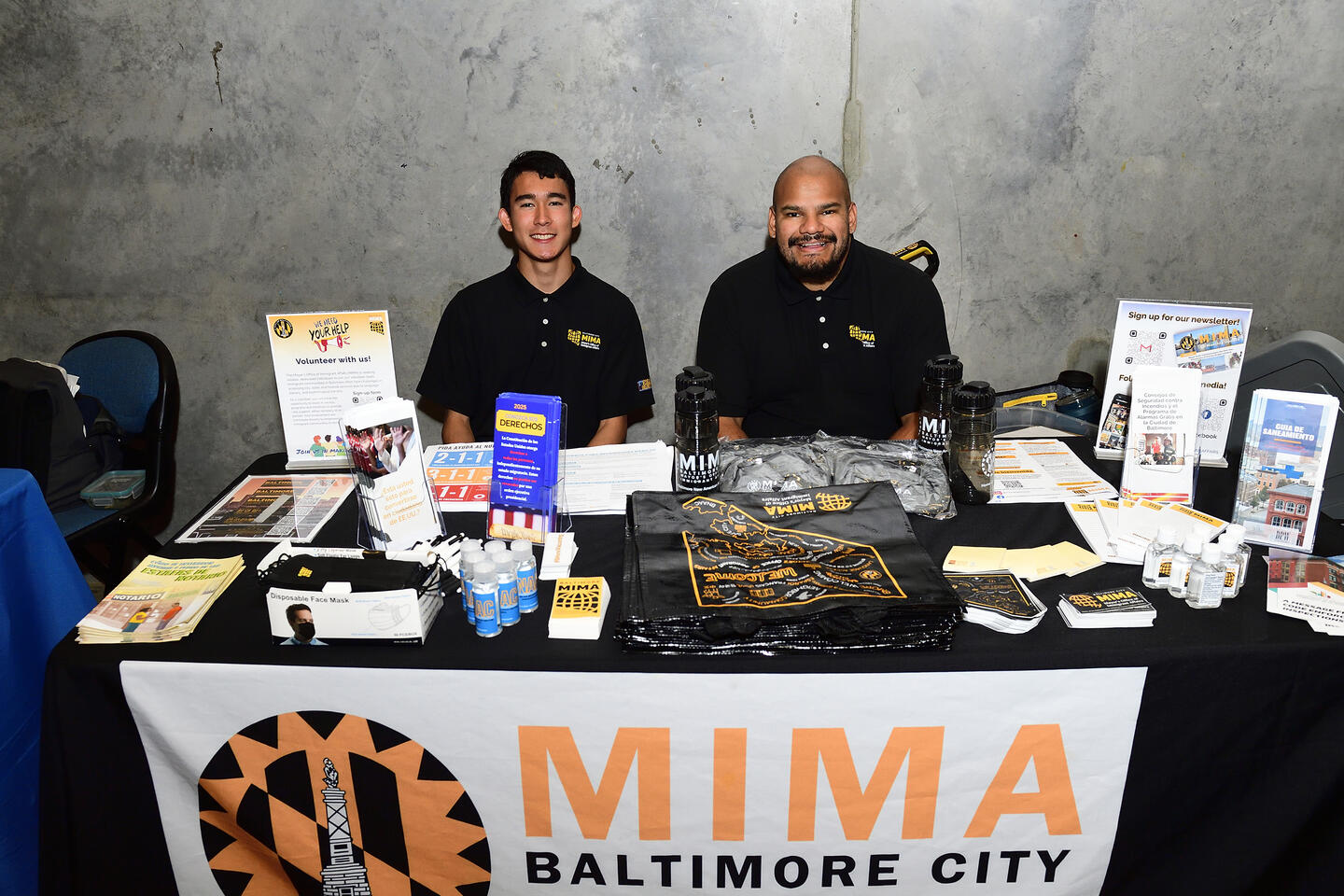Vendors at the HopkinsLocal job fair