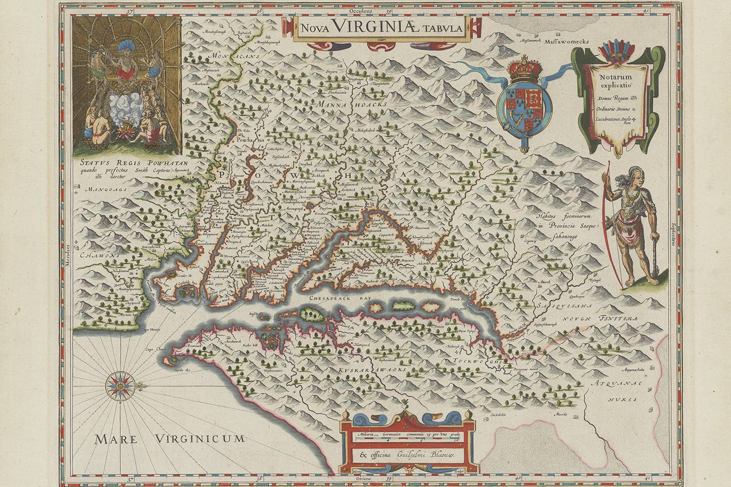 Map from the 1630s