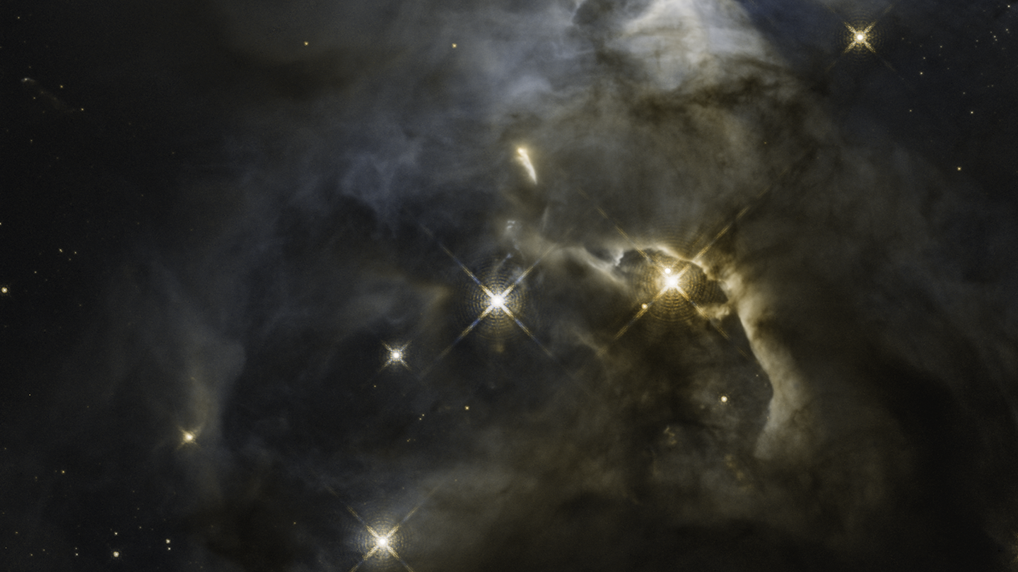 Hubble image of distant Serpens Nebula Hubble image of distant Serpens Nebula