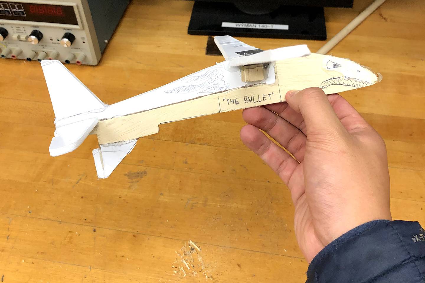 Glider built by Ryan Retino, Class of 2023