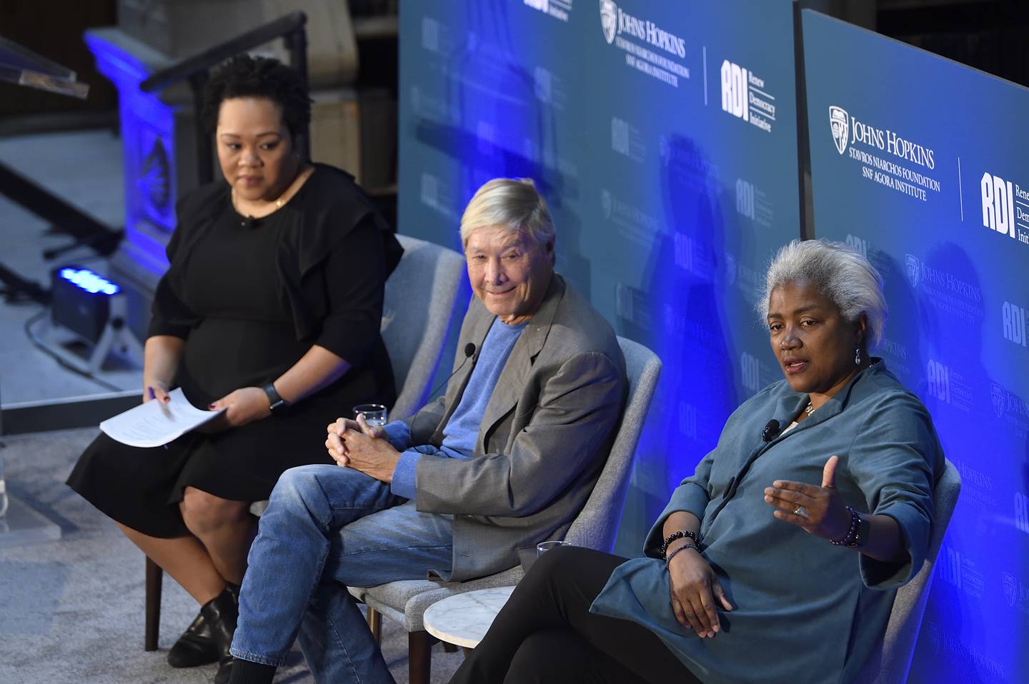 Richard North Patterson and Donna Brazile