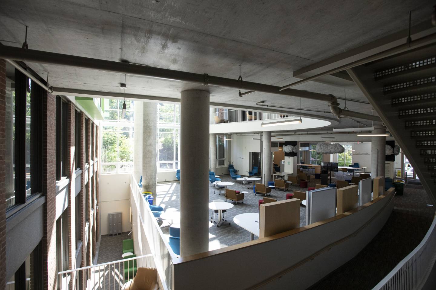 Brody Learning Commons is deserted