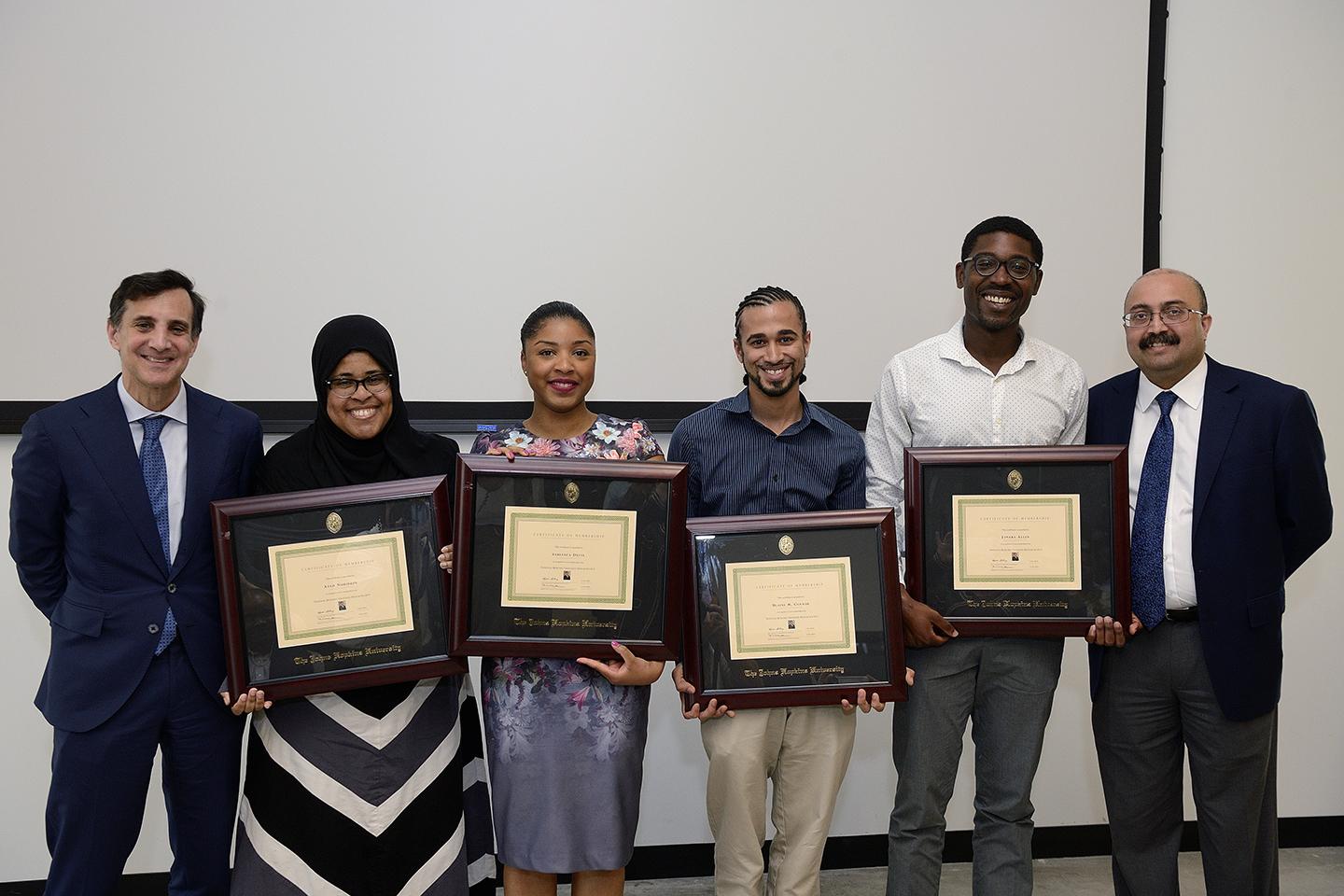 Inaugural class of Johns Hopkins members inducted into Bouchet Society