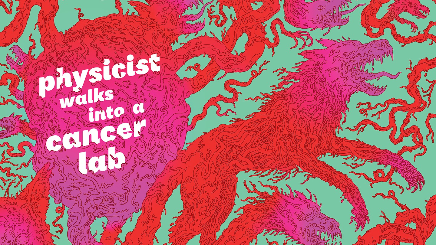 Pink monsters emerge from a cancerous tumor Pink monsters emerge from a cancerous tumor