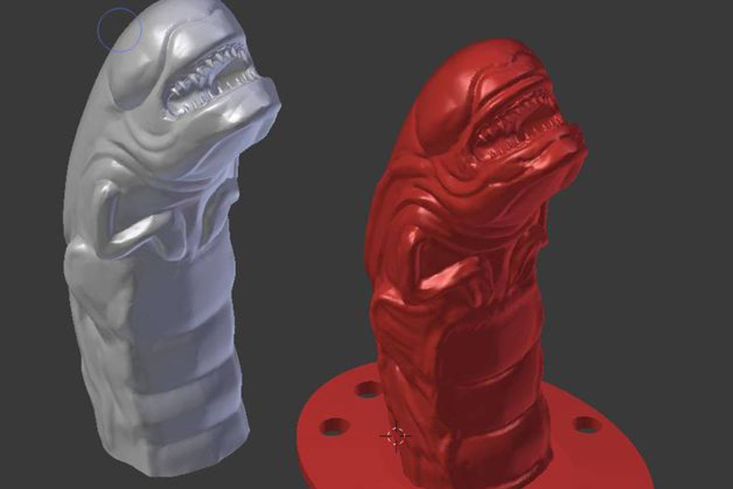 3D Printed Chestburster Alien