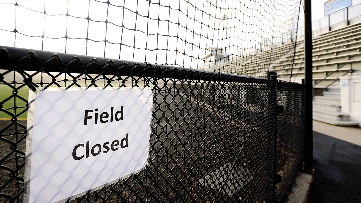 Sign on field reads 