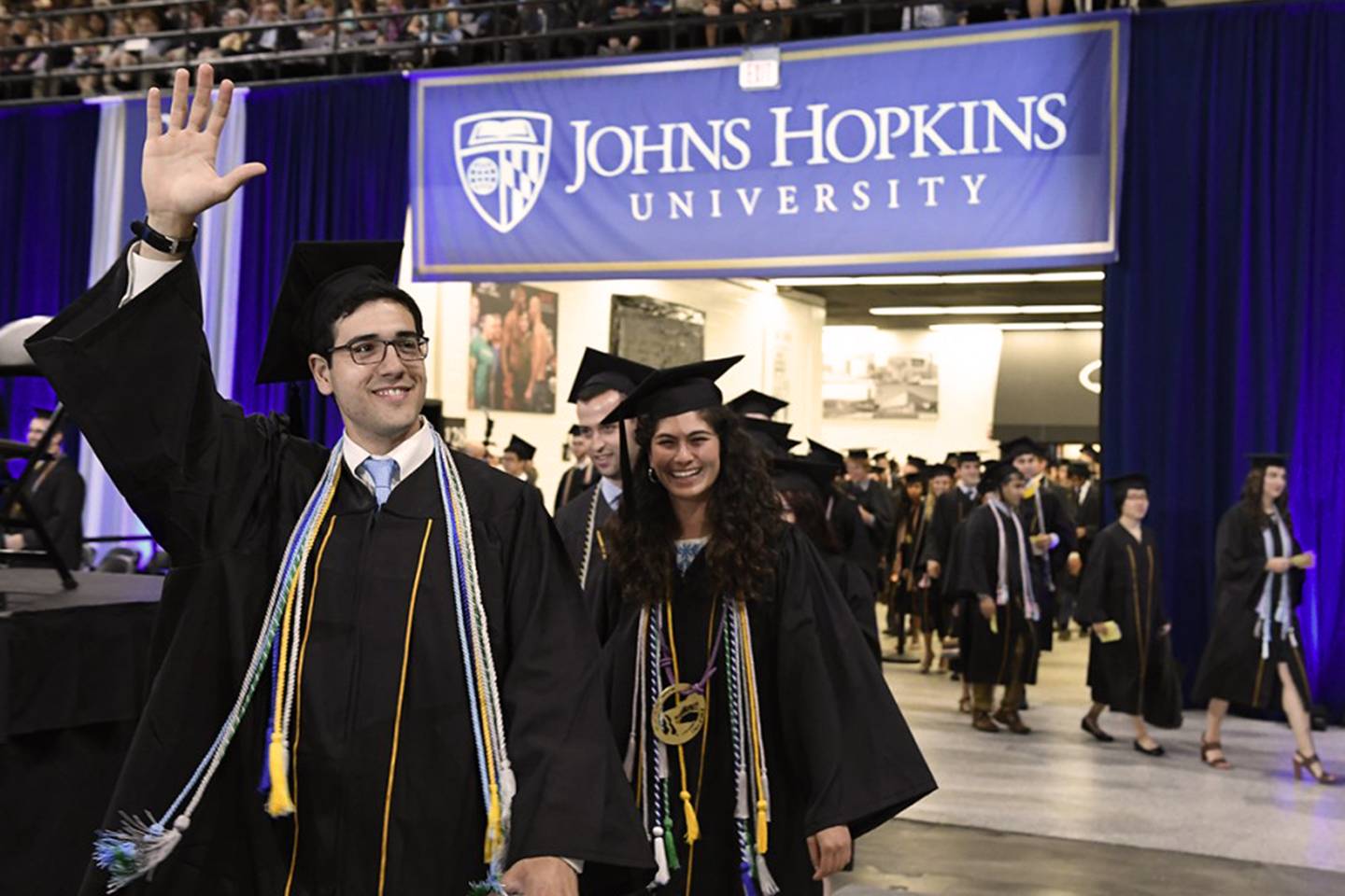 Students enter during Commencement Students enter during Commencement