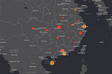 Map Tracks Coronavirus Outbreak In Near Real Time Hub
