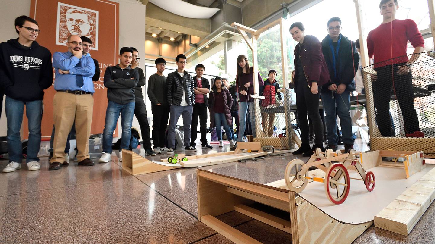 Students participate in mechanical engineering design competition Students participate in mechanical engineering design competition