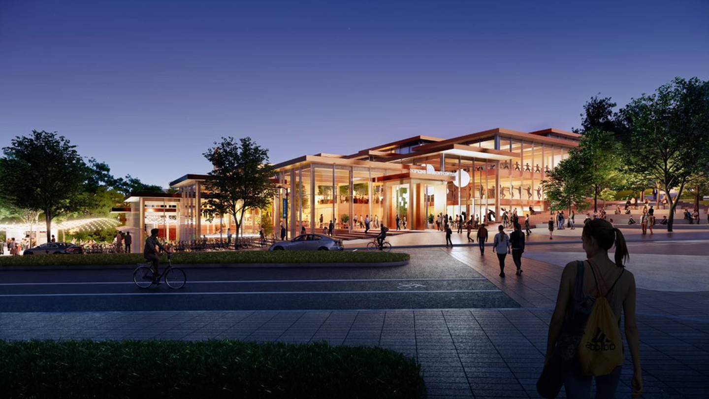 Hopkins Student Center concept rendering