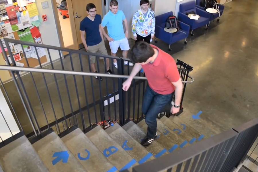 Musical stairs: Johns Hopkins students transform steps into giant piano ...