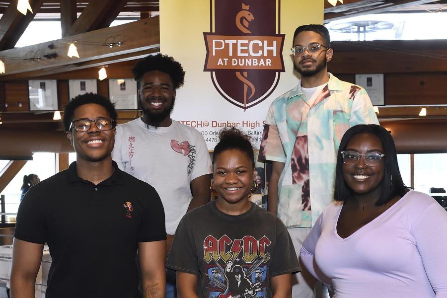 Members of the PTECH class of 2022