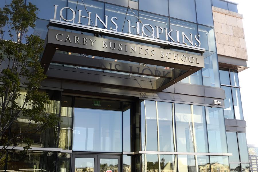 Johns Hopkins Carey Business School ranks high in percentage of female MBA students | Hub