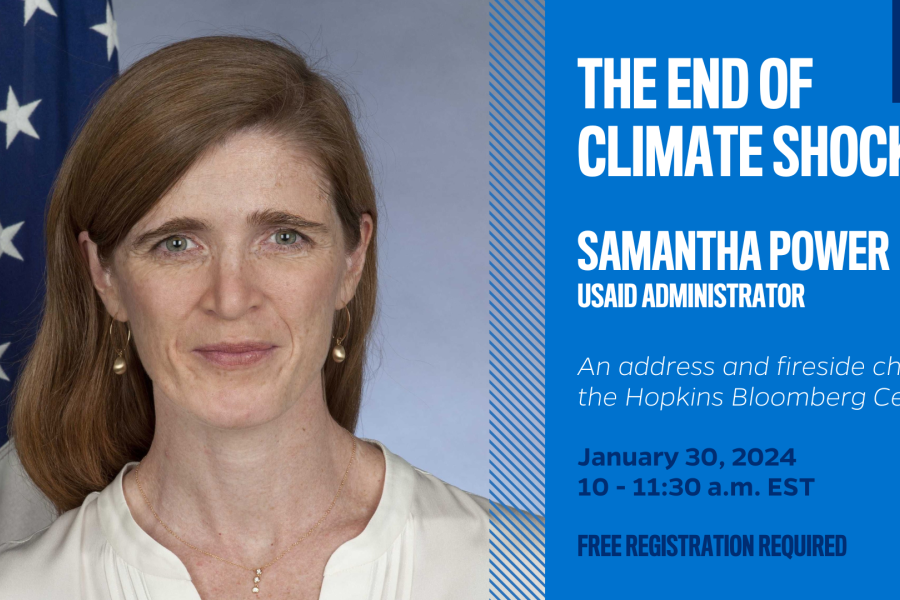 Samantha Power event flyer