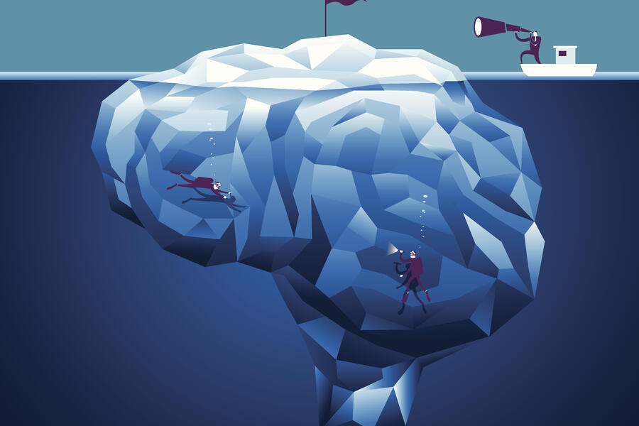 Brain iceberg