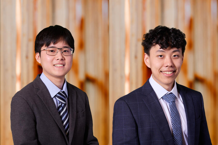 Sean Lee, left, and Toby Mao