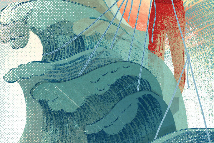 Illustration of musical therapy
