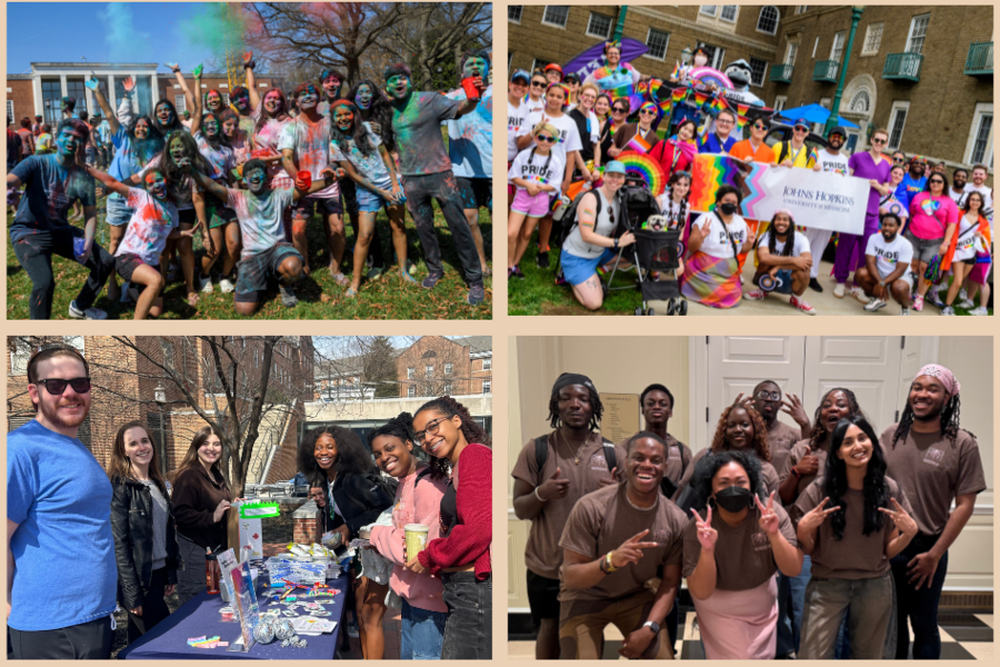 Collage of group photos of groups affiliated with the Center for Diversity & Inclusion