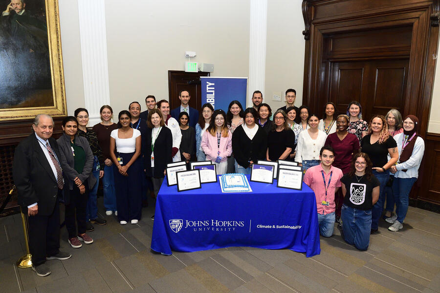 A group photo taken at the luncheon for the 2025 International Freezer Challenge honorees