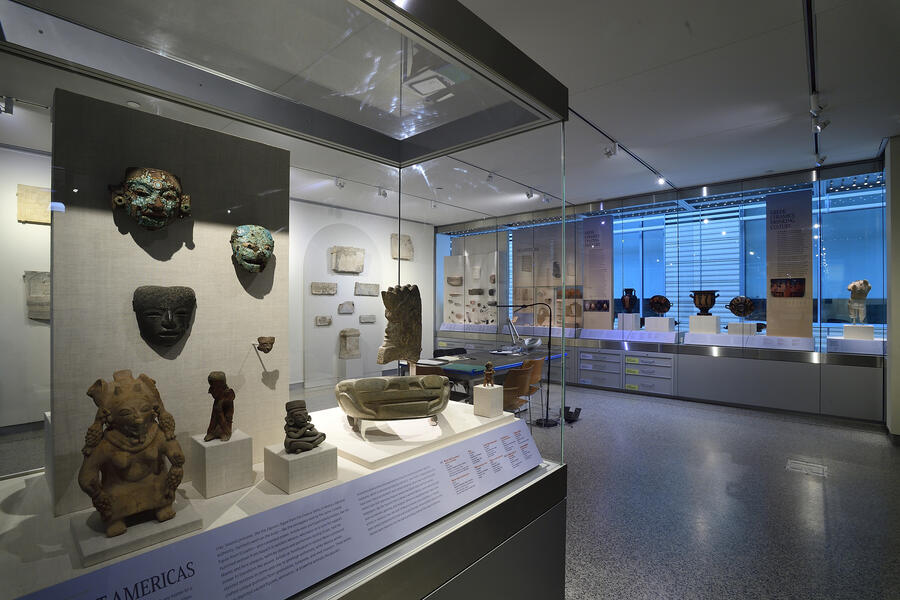 Interior view of the Johns Hopkins Archaeological Museum
