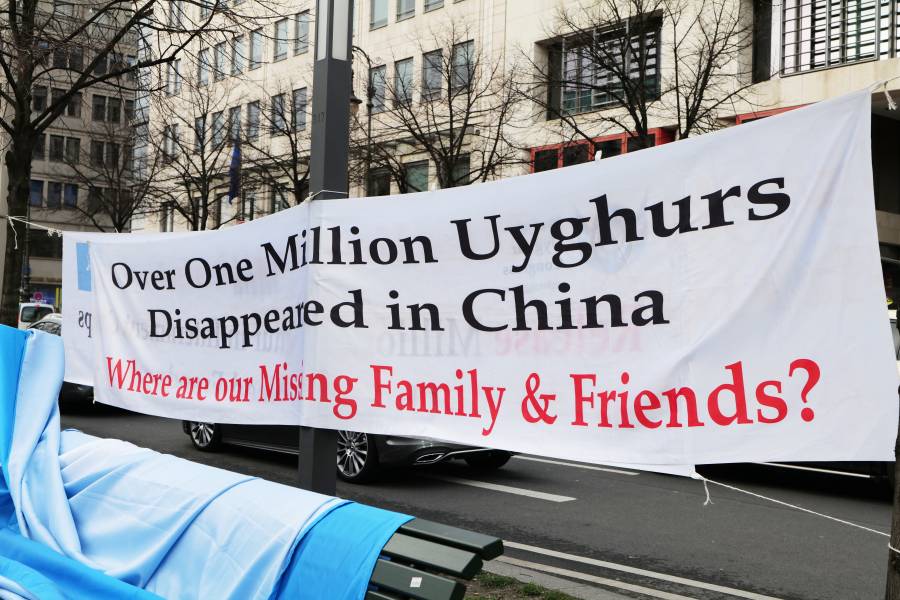 Demonstration for the rights of Uyghurs takes place in Berlin in 2020
