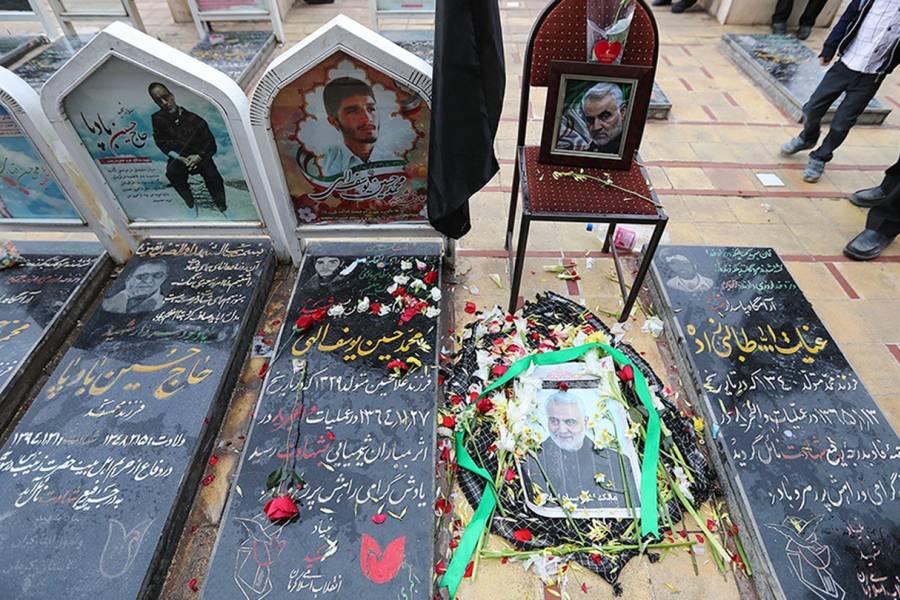 Qassim Suleimani's grave