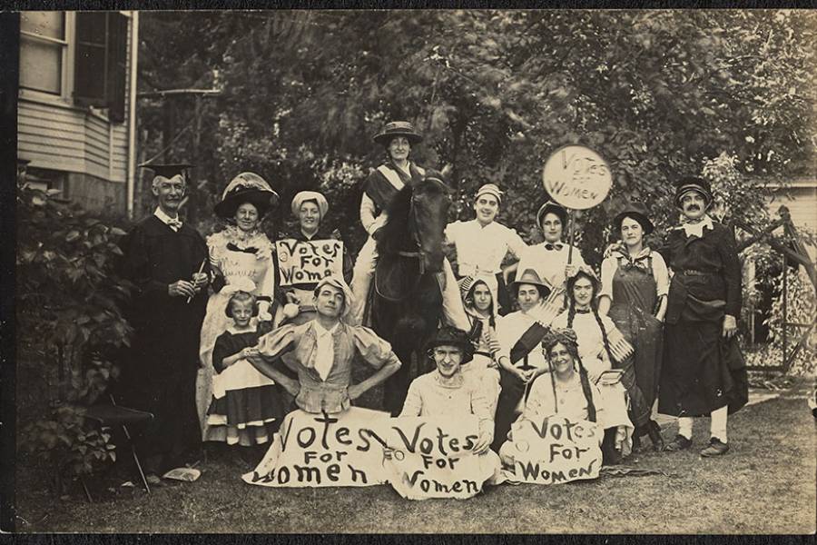 suffrage postcard
