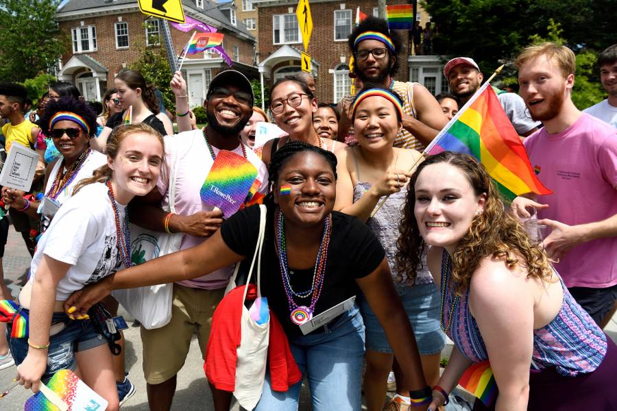 Hopkins community marches at Baltimore Pride
