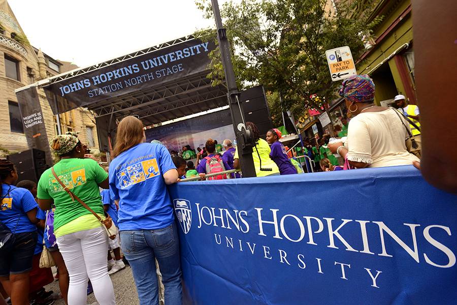 The Johns Hopkins University Station North Stage at Artscape 2016