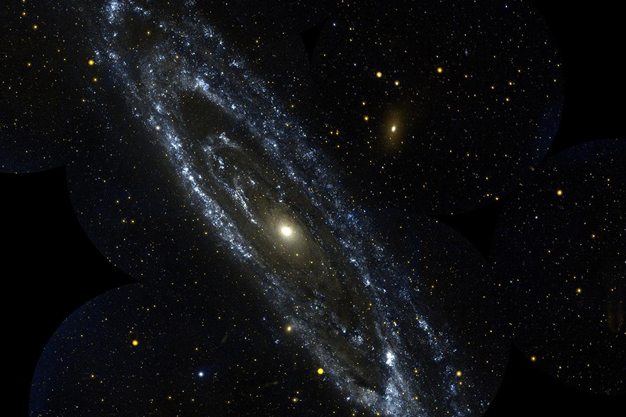 Image of a galaxy in outer space