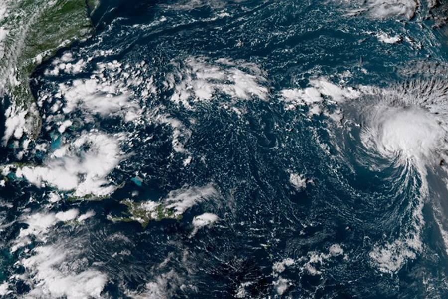Hurricane Florence off the coast of Florida