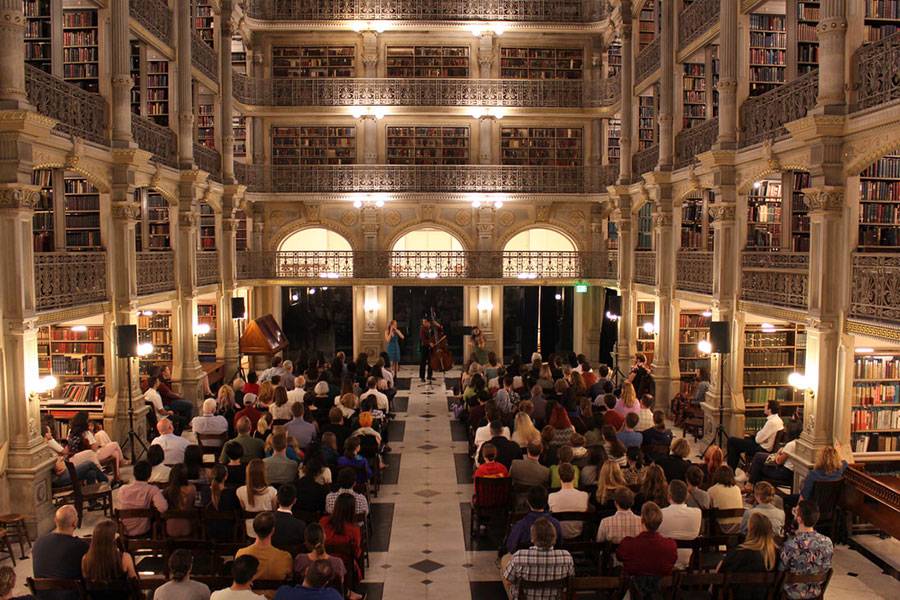 In the Stacks performance at George Peabody Library