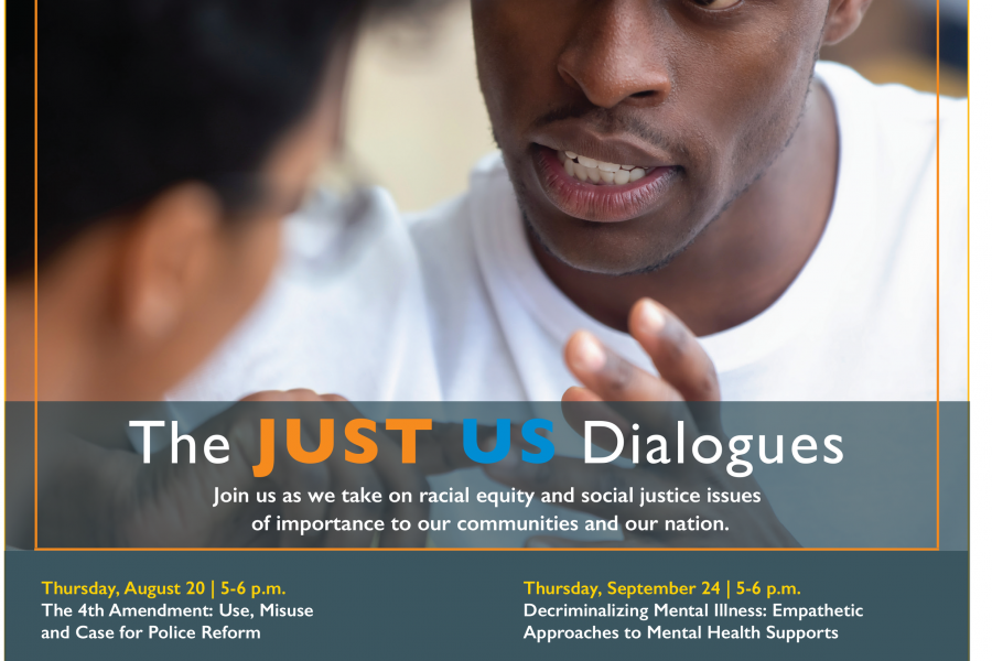 Just Us Dialogues flyer