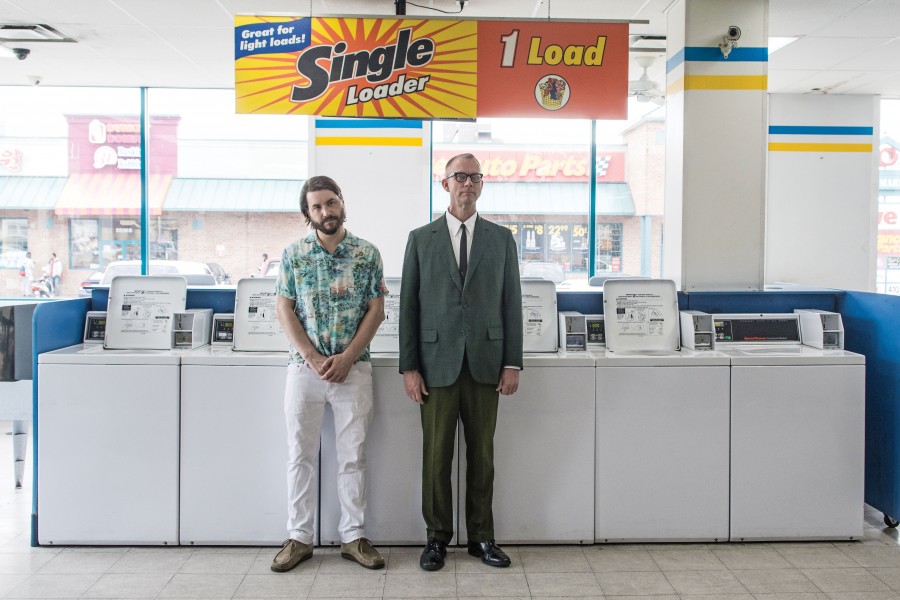 Drew Daniel (l) and M.C. Schmidt (r) are the electronic music duo Matmos.